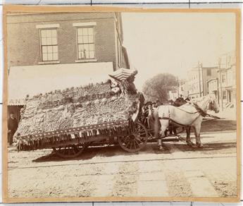 (CORN AND AGRICULTURAL PRODUCE) Archive with more than 135 photographs relating to the cultivation of corn and